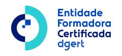Logo DGERT - Entidade Certificada